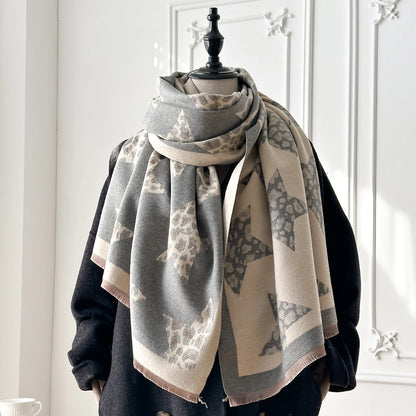 Stellia Pashmina Scarf Gray