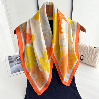 Fruits Orange Scarf / 65cm