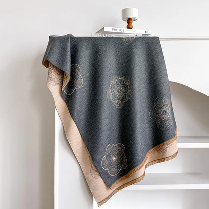 Lorella Pashmina Scarf Gray