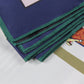 Horse Race Navy Double Print Scarf / 90cm