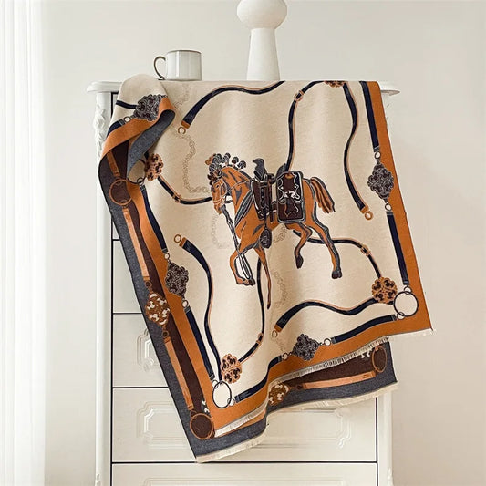 Nicia Pashmina Scarf Orange