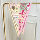 Reins Pink Silk Diamond Scarf