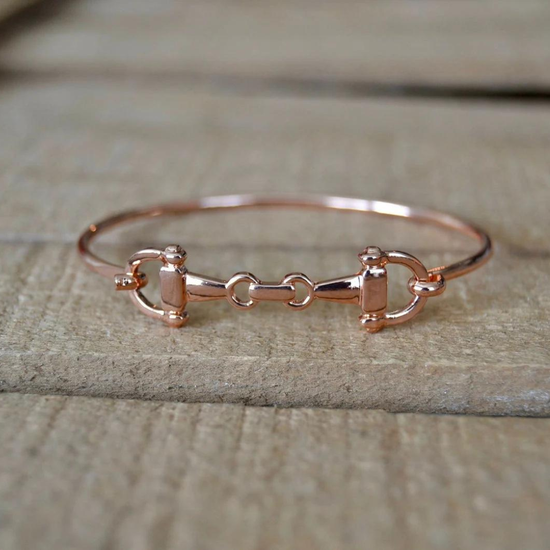 Snaffle Bit Bracelet (Gold, Rose Gold, Silver)