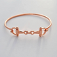 Snaffle Bit Bracelet (Gold, Rose Gold, Silver)