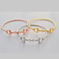 Snaffle Bit Bracelet (Gold, Rose Gold, Silver)