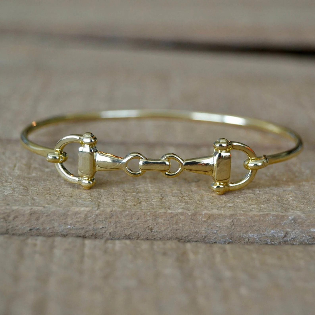 Snaffle Bit Bracelet (Gold, Rose Gold, Silver)