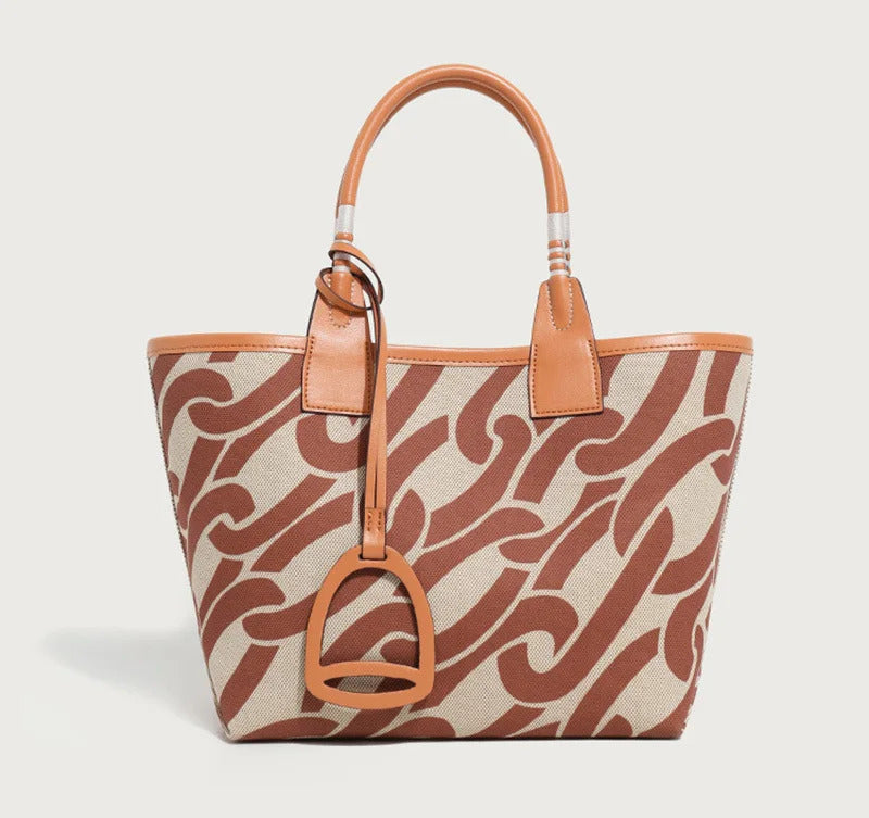 Stella Small Canvas & Leather Tote Bags