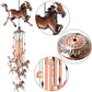 Handmade Copper Horse Wind Chimes