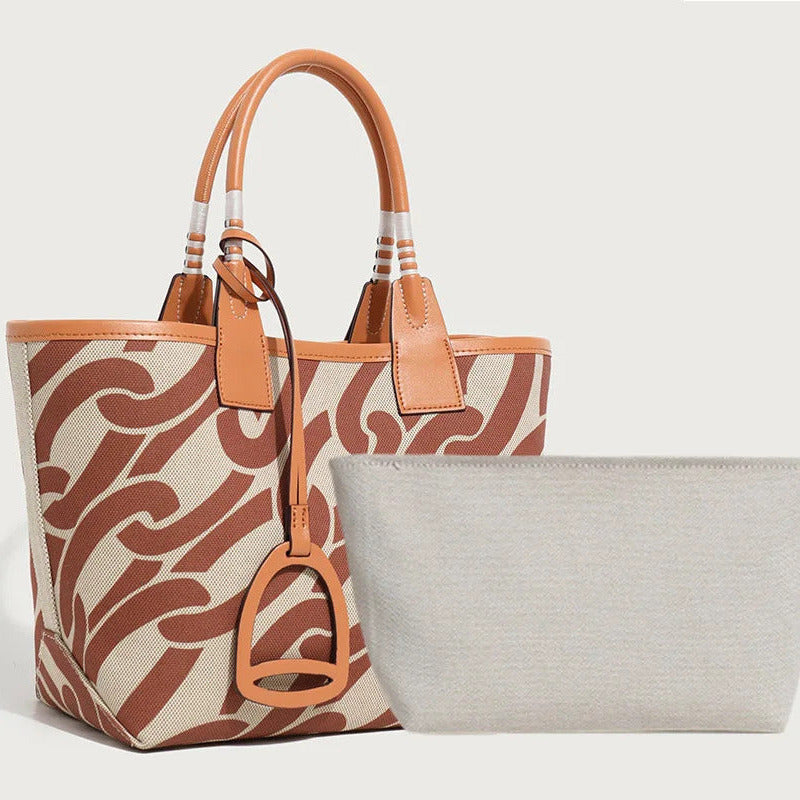 Stella Small Canvas & Leather Tote Bags