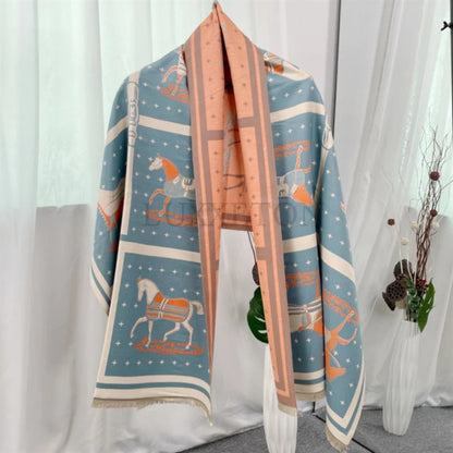 Bettona Pashmina Scarf Blue