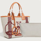 Stella Small Canvas & Leather Tote Bags