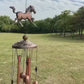 Handmade Copper Horse Wind Chimes