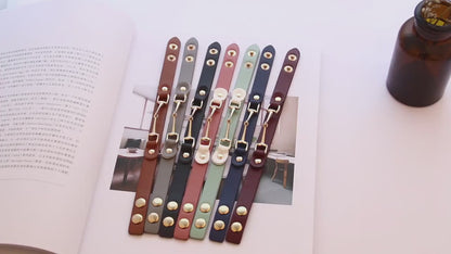 Leather Snaffle Bit Bracelet