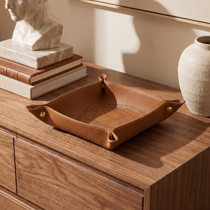 Sella Leather Valet Tray