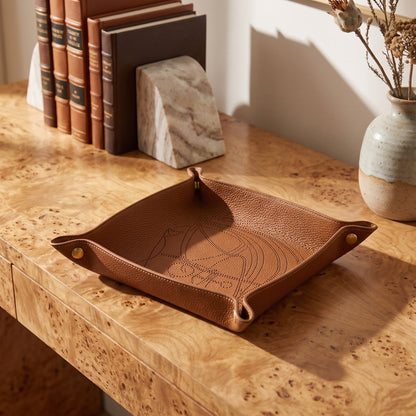 Sella Leather Valet Tray