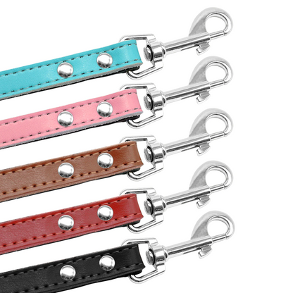 Matera Brown Leather Leash - Dogs and Horses