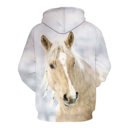 Rolando Horse Art Hoodie - Dogs and Horses