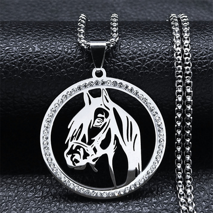 Stainless Steel Horse Necklaces