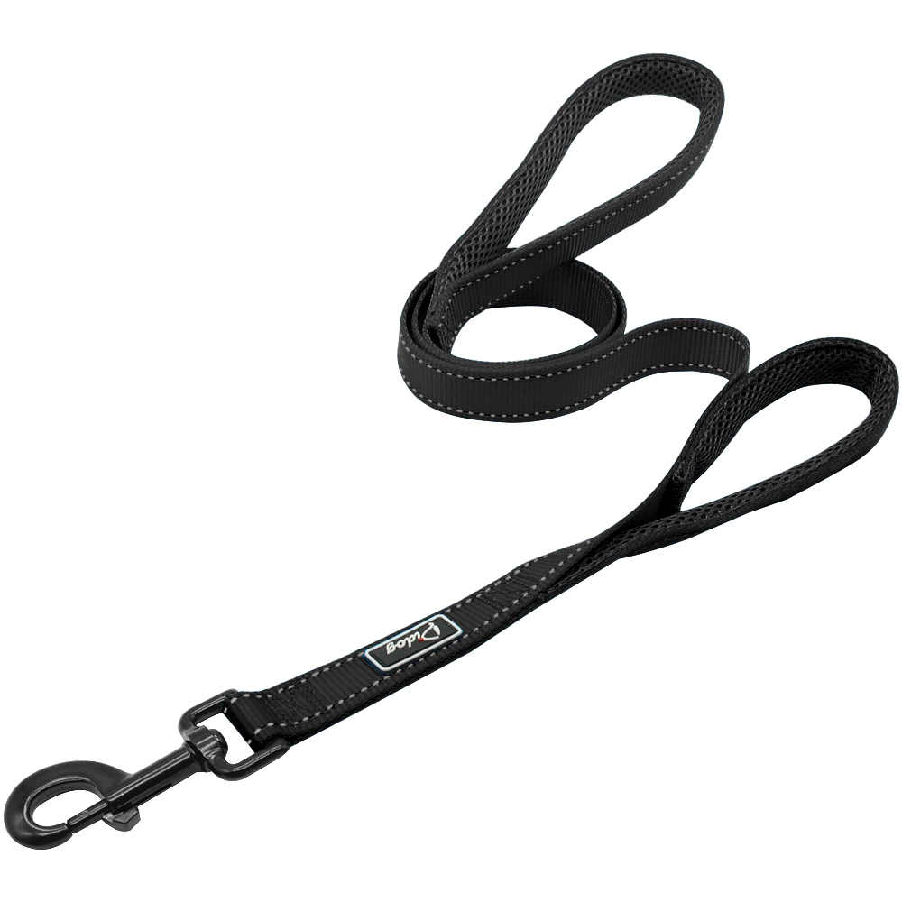 Black No Pull Reflective Harness & Leash Set - Dogs and Horses