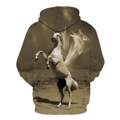 Chiara Horse Art Hoodie - Dogs and Horses