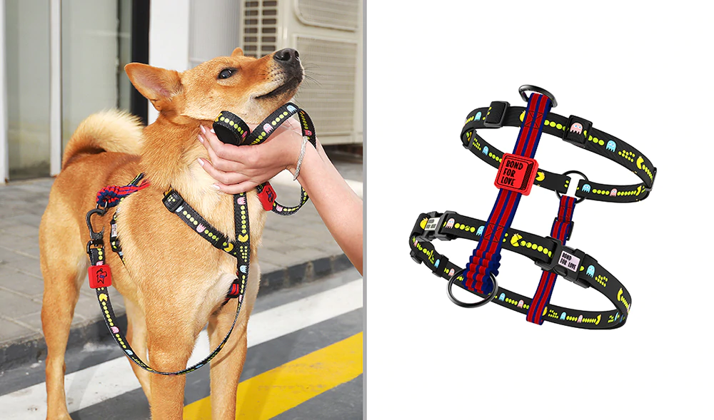 Bari Pac-Man Chest Collar - Dogs and Horses