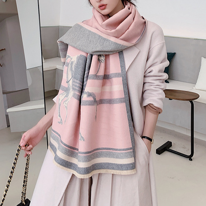 Thais Pashmina Scarf Pink