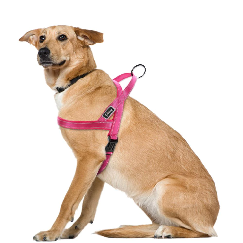 Pink No Pull Reflective Harness - Dogs and Horses