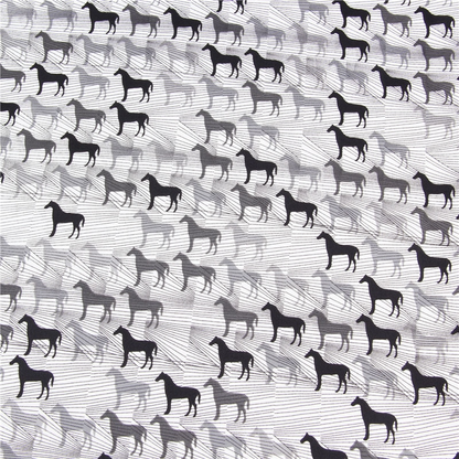 Roseta Black Silk Scarf / 90cm