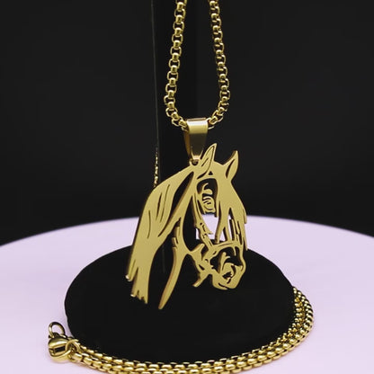 Stainless Steel Horse Necklaces