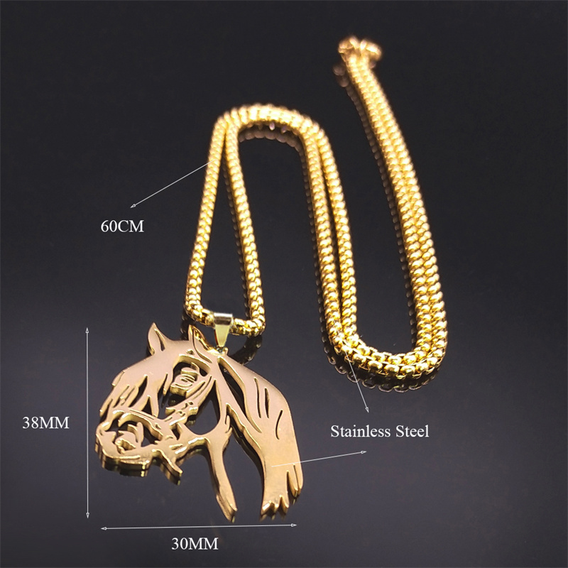 Stainless Steel Horse Necklaces