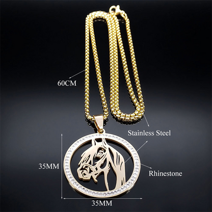 Stainless Steel Horse Necklaces