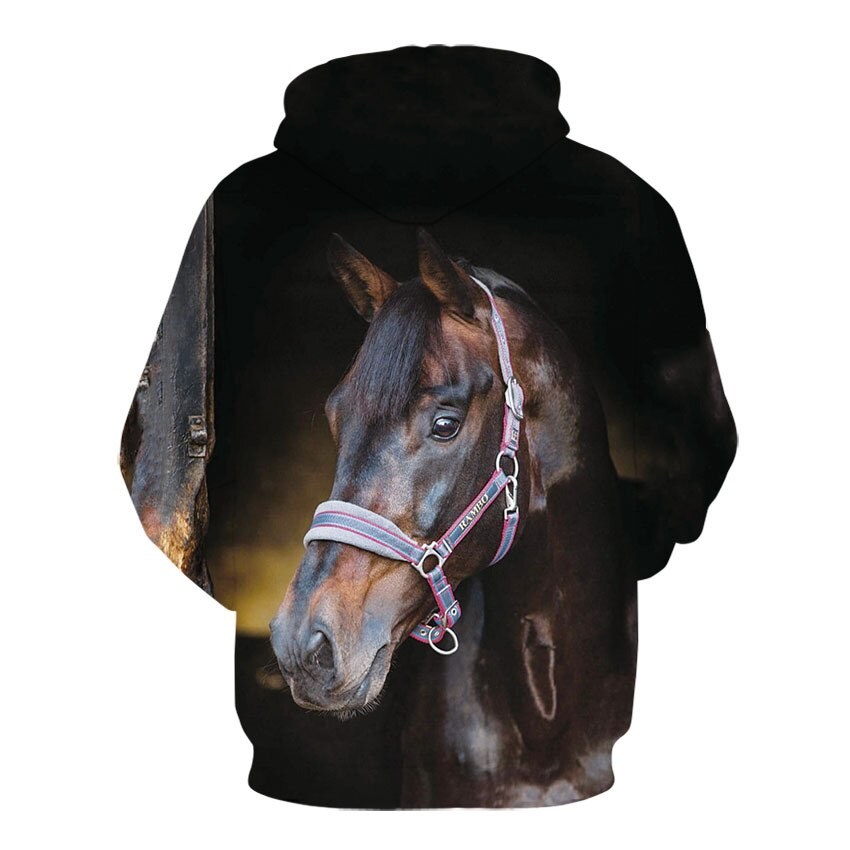 Ernesto Horse Art Hoodie - Dogs and Horses