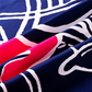 Sardinia Navy Silk Scarf