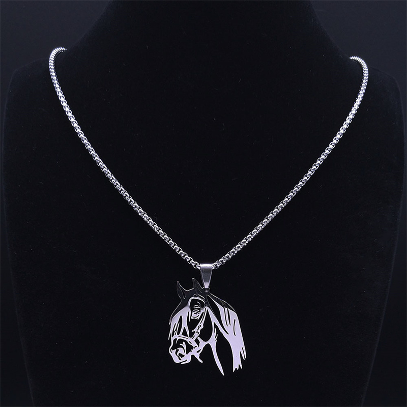 Stainless Steel Horse Necklaces
