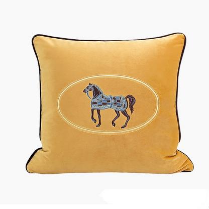 Greta Embroidered Velvet Pillow Covers