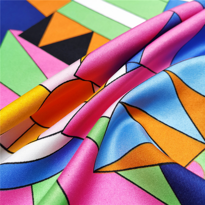 Horse Head Silk Scarf / 90cm