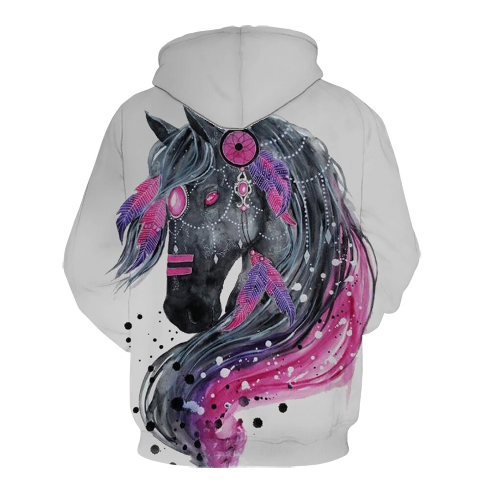 Zola Horse Art Hoodie - Dogs and Horses