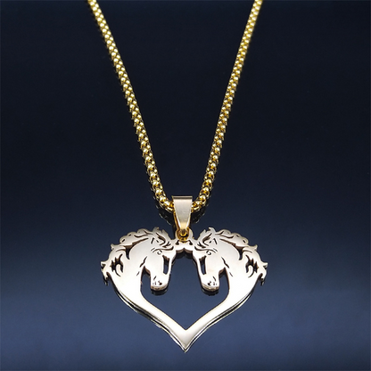 Stainless Steel Horse Necklaces