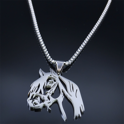 Stainless Steel Horse Necklaces