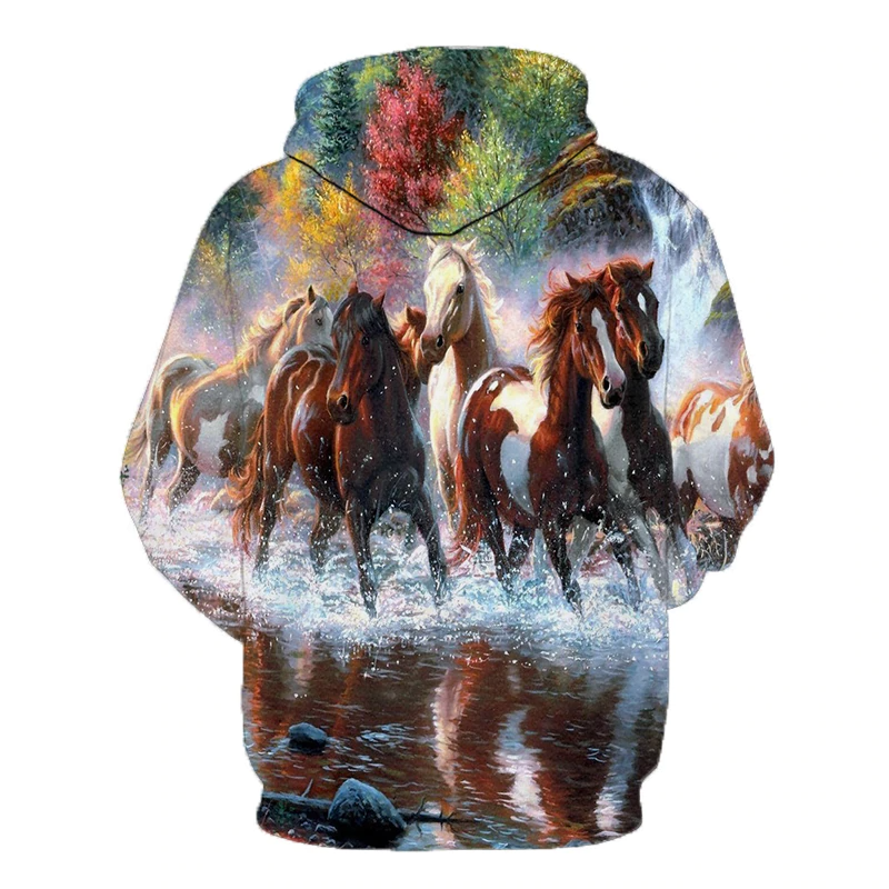Romina Horse Art Hoodie - Dogs and Horses