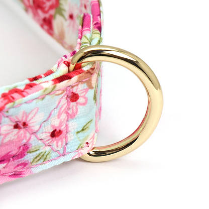 Floresta Pink Collar with Custom Engraving - Dogs and Horses