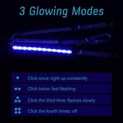 Horse Harness Breastplate Collar LED Lights - Dogs and Horses