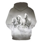 Adelina Horse Art Hoodie - Dogs and Horses