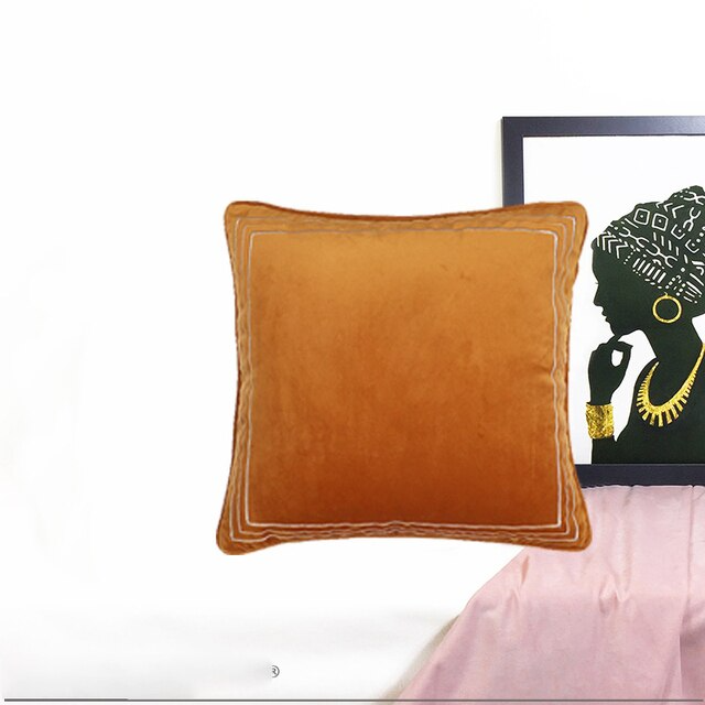 Greta Embroidered Velvet Pillow Covers