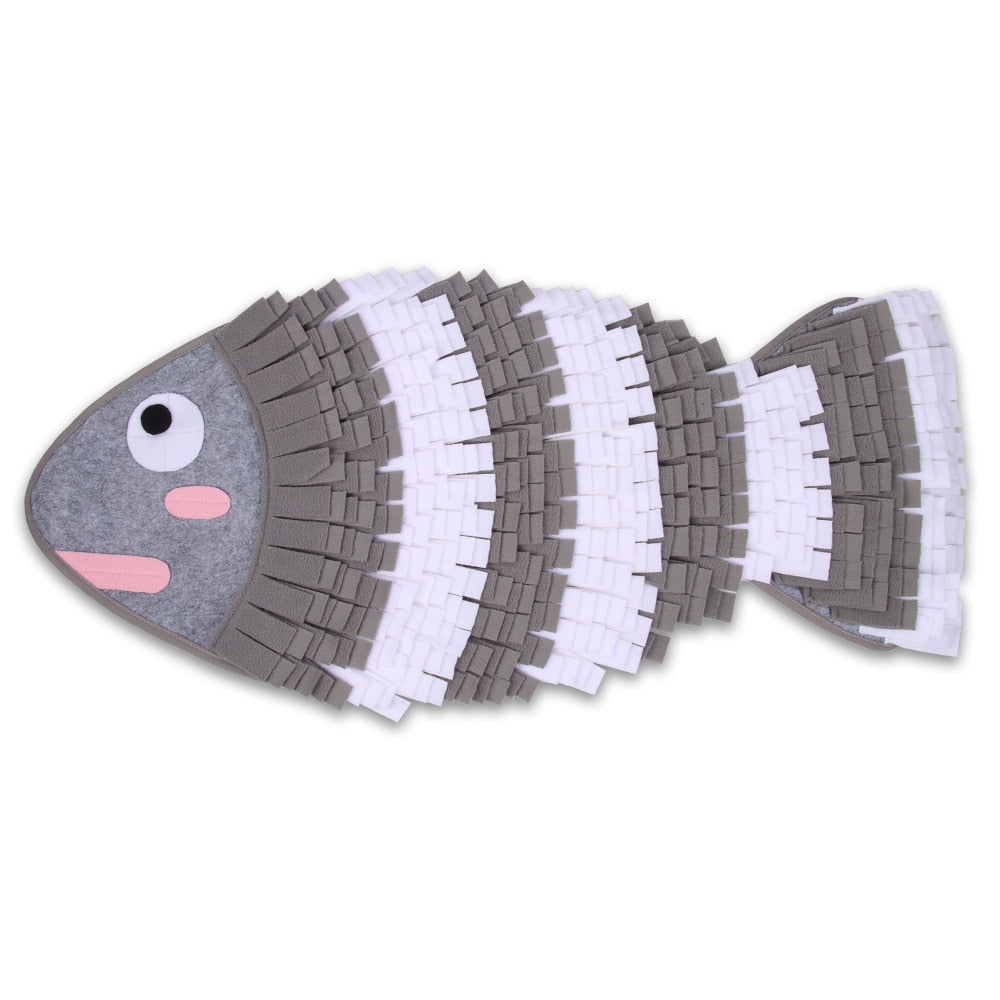 Gray Fish Snuffle Mat - Cucciolo & Cavallo