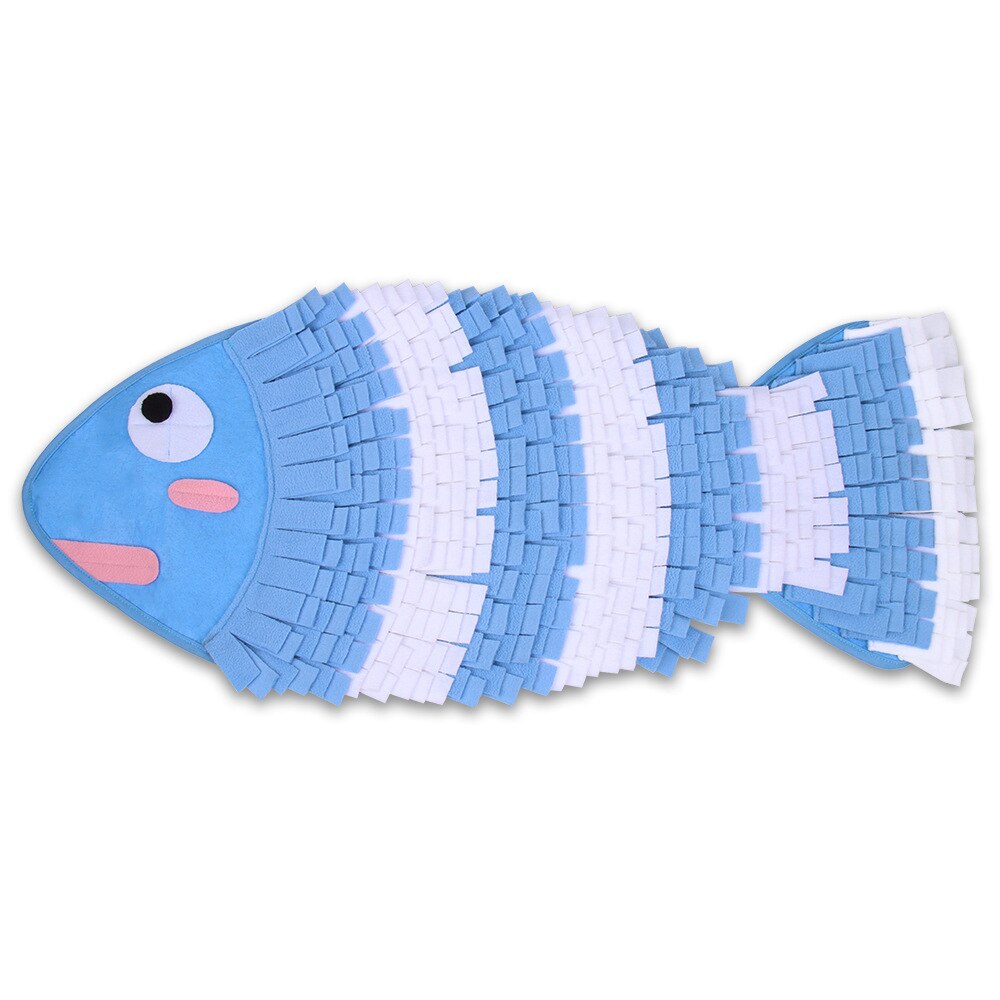 Blue Fish Snuffle Mat - Dogs and Horses