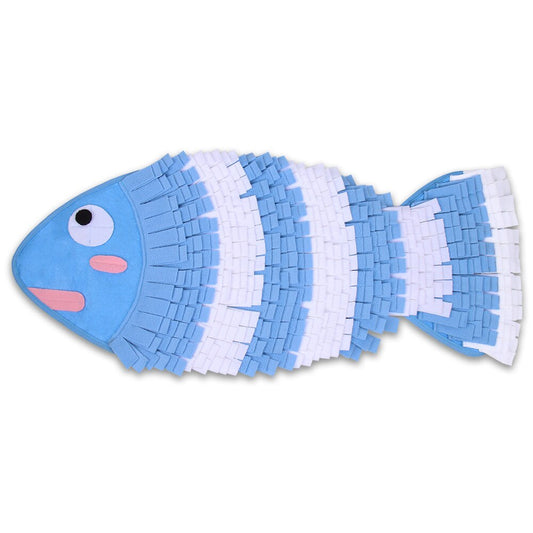 Blue Fish Snuffle Mat - Dogs and Horses