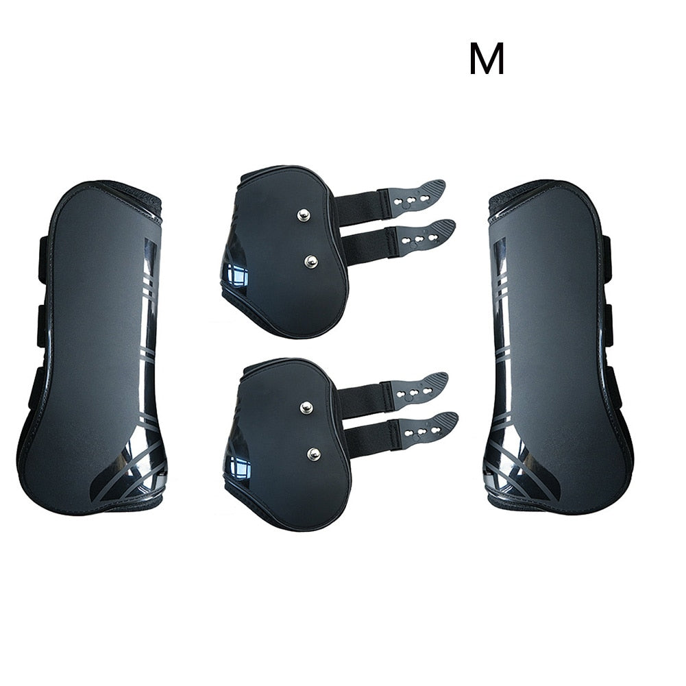 Black Adjustable Tendon & Fetlock Boots - Dogs and Horses