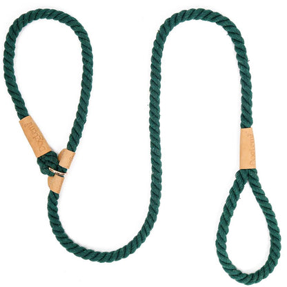 Green Rope Slip Leash & Collar - Dogs and Horses