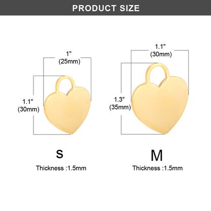 Heart Personalized ID Tags - Dogs and Horses